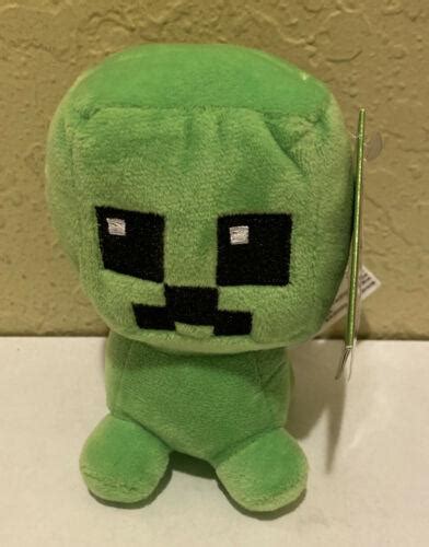 Jinx Minecraft Mini Crafter Creeper Green Plush Stuffed Toy 3923086259