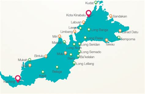 Malaysia Airport Map