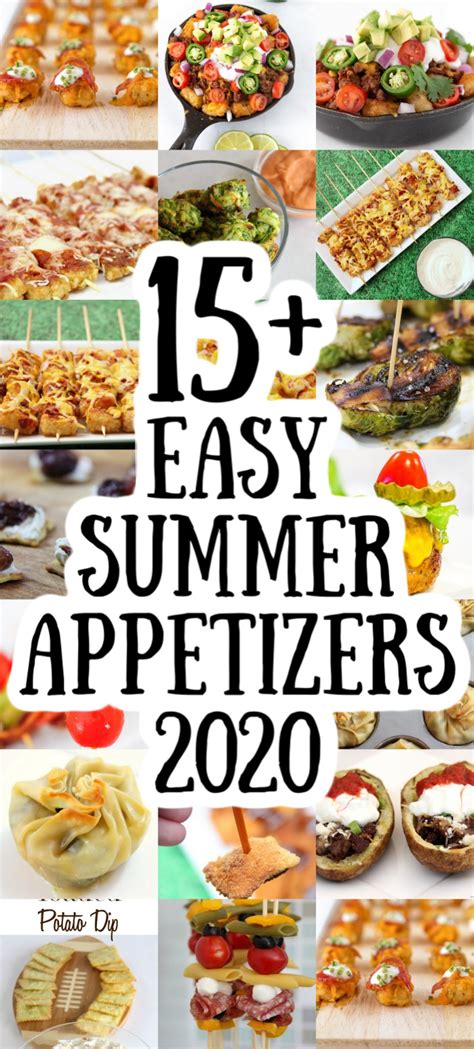 Easy Summer Appetizers Of 2021 Summer Appetizer Party Appetizers