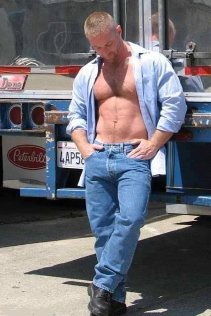 Hot Trucker Hot Guys Jean Bear Men Country Men Mature Men