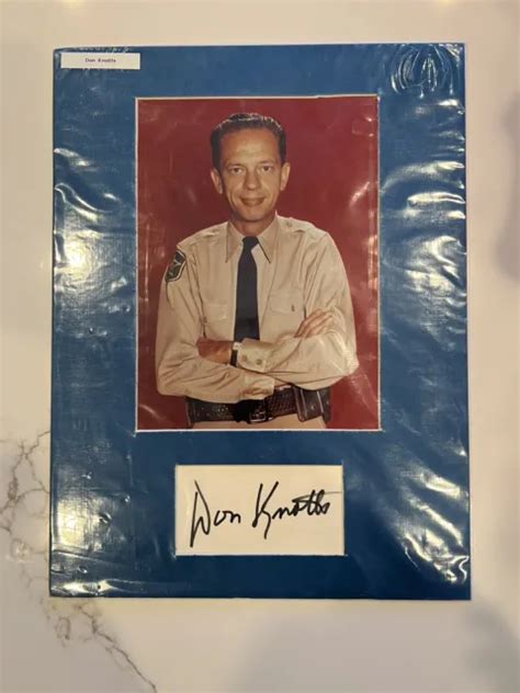 vintage autographed photo of don knotts as barney fife the andy griffith show 149 99 picclick