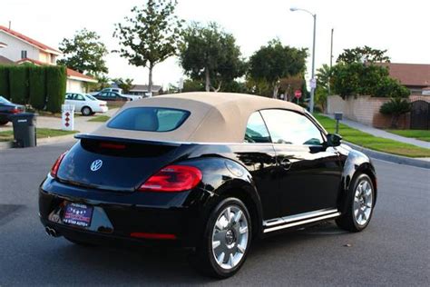 Used 2013 Volkswagen Beetle Black Convertible By Owner