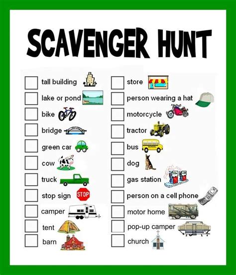 These printable hunts are perfect for day trips, outings close to home and other fun places to go with kids! A scavenger hunt for a road trip | Fun Things for Kids to ...