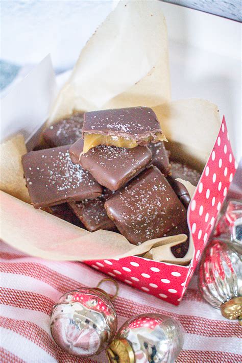 Dark Chocolate Covered Sea Salt Caramels Recipe