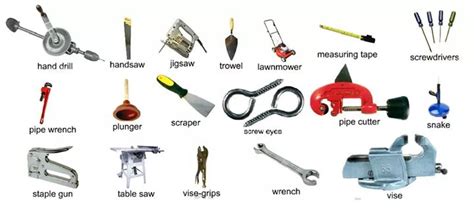 Tools Vocabulary Materials For Learning English