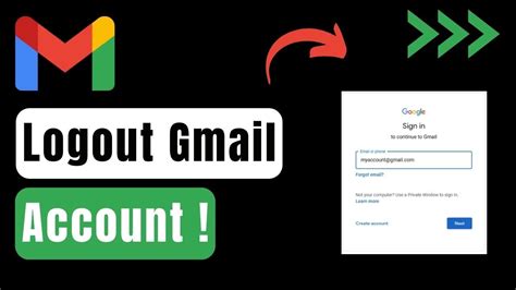 How To Logout Gmail Account Youtube