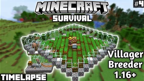 Only got them to breed once and brought in a new villager, so there is four. Minecraft Survival 1.16+ - Easy Villager Breeder/Farm ...