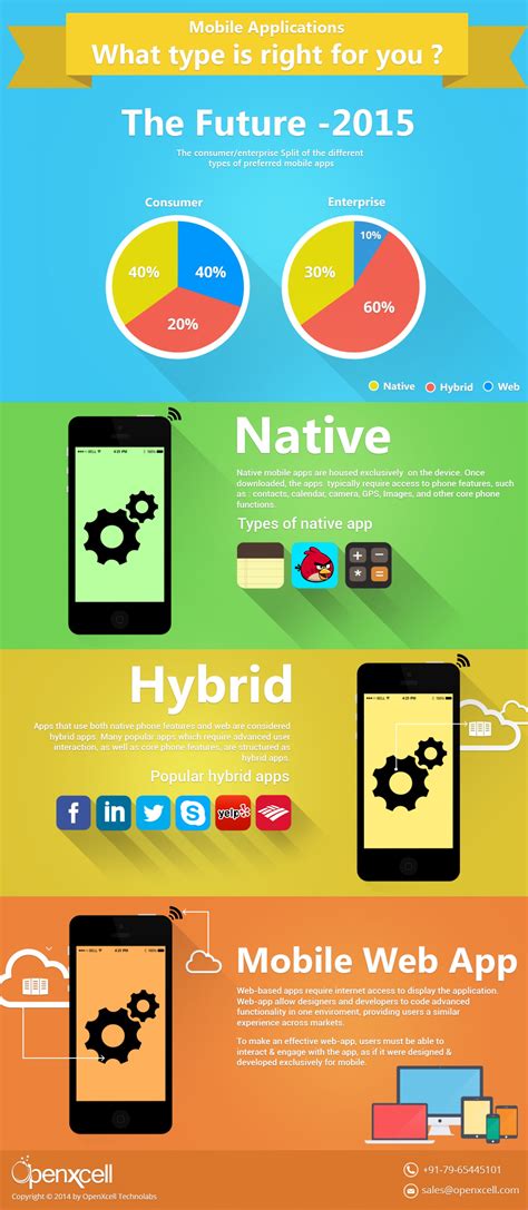 Mobile Applications: The Right Type For You - Infographics ...
