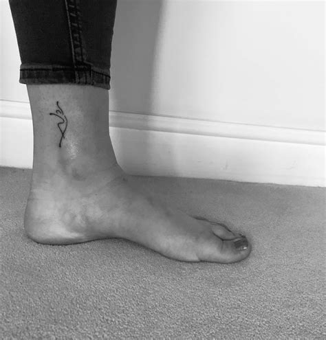Small Dancer Ankle Tattoo I Got Today 😊 Ballet Tattoos Dancer Tattoo