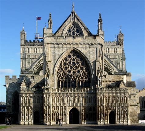 Demolition Exeter Exeter Cathedral The Evolution Of The