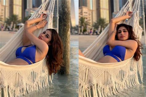Mouni Roy Turns Up The Heat In Sexy Blue Bikini Don’t Miss Her Smoking Hot Pictures