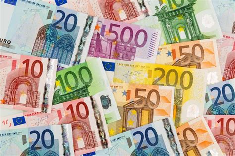 Many Different Euro Bills Stock Photo Image Of Financing 40636656