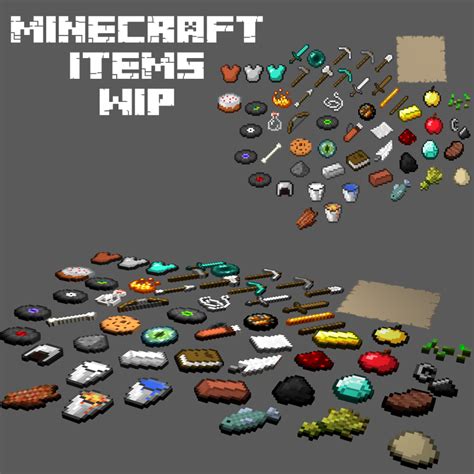 Items Minecraft Blender Wip 2 By Elb89crash On Deviantart