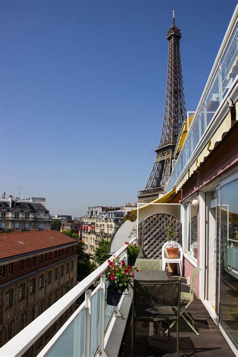 Paris 7th Balcony With Eiffel Tower View Furnished 3 Bedroom