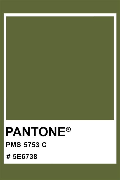 Pantone 5753 C Pantone Color Pms Hex Pantone Color Chart Pantone