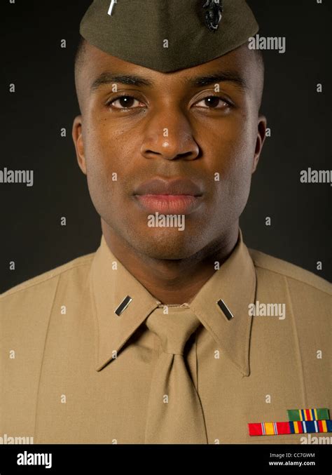 United States Marine Corps Officer In Service B Bravos Uniform With