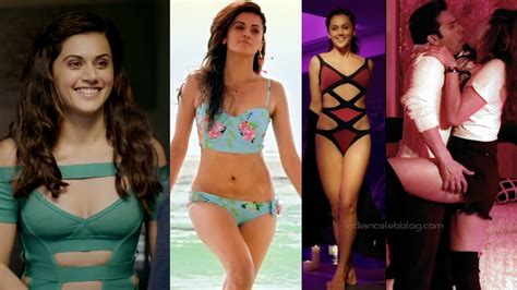 Taapsee Pannu Bollywood Judwaa 2 Hot Bikini Stills Hd Caps