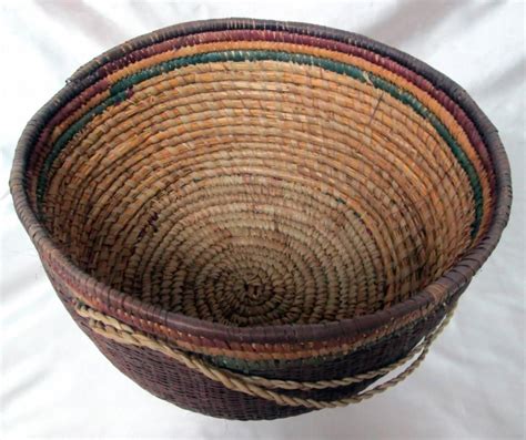 Handmade Covered Grass Basket