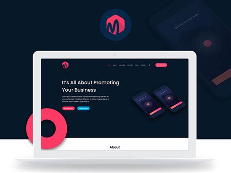Hero Area Section For App Landing Page Templates Free Psd Templates