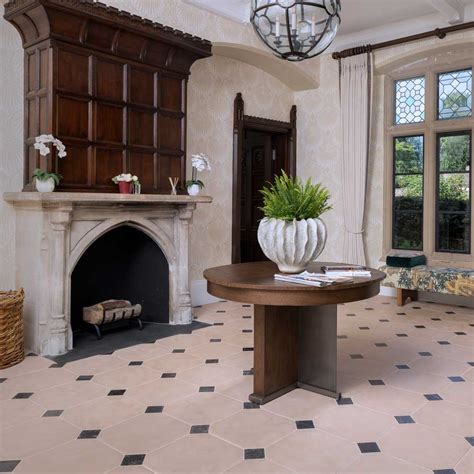 Antiqued Limestone Cabochon Flooring Natural Stone Consulting