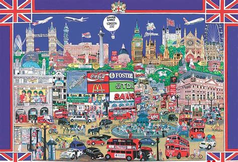 City Night London 500 Pieces Puzzlelife Puzzle Warehouse