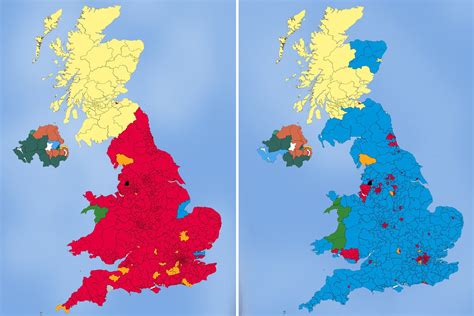 Fascinating Maps Show Huge Divide Between Younger And Older Voters In