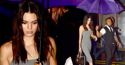 Kendall Jenner Stuns In Soho Wearing A Figure Hugging Dress During