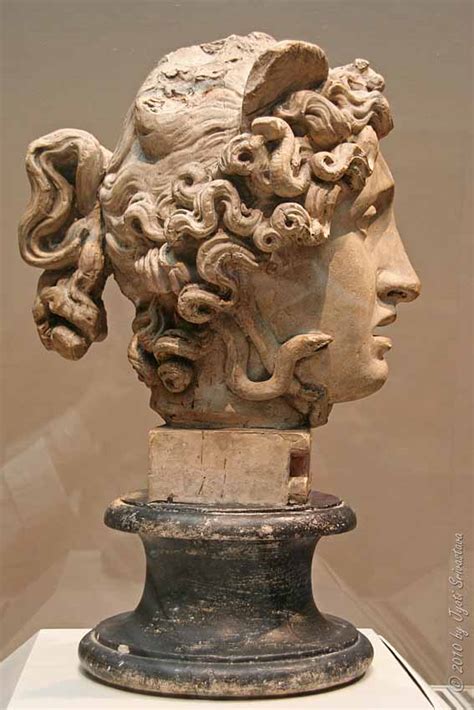 Public Art In Chicago Aic Head Of Medusa By Antonio Canova