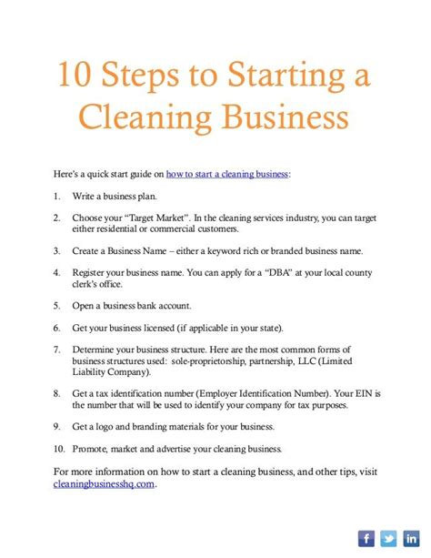 The Beginners Guide To Starting A Cleaning Business Artofit