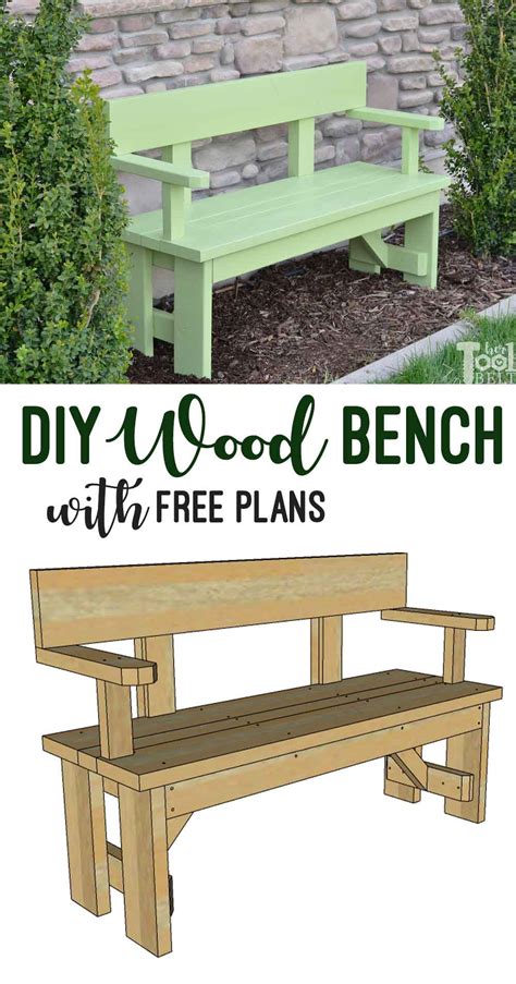 Diy Bench With Back Plans