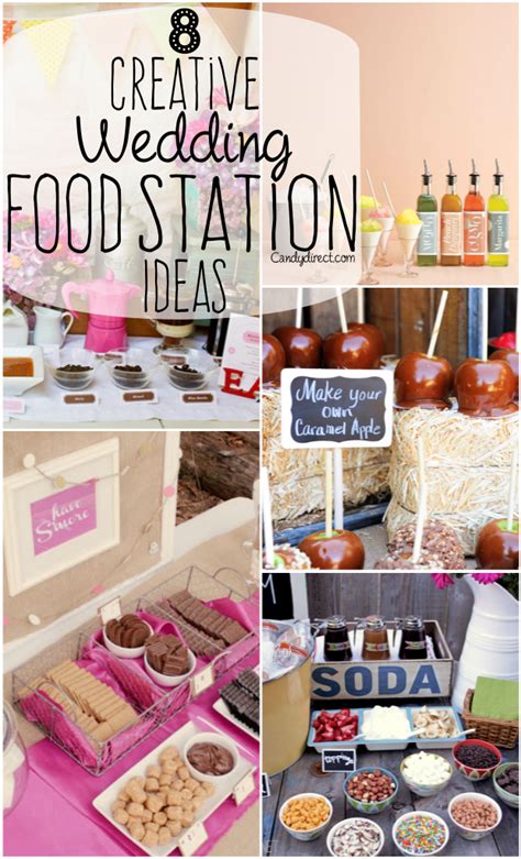 8 Creative Wedding Food Station Ideas