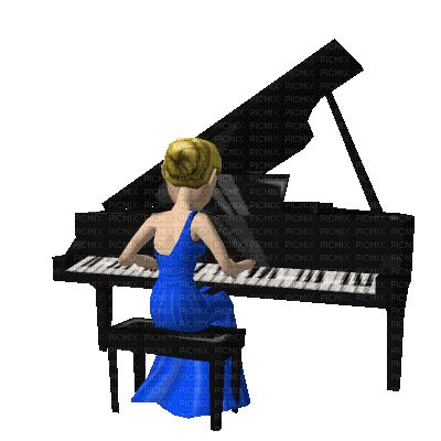 Playing Piano Bp Music Free Animated GIF PicMix