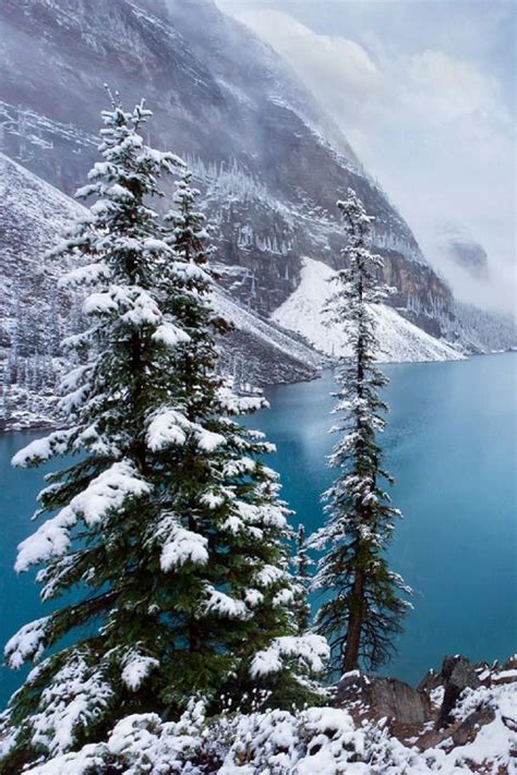 Moraine Lake Alberta Sarah Cederholm Winter Scenery Winter Scenes