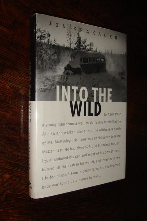 Into The Wild Signed 1st Printing By Krakauer Jon Near Fine