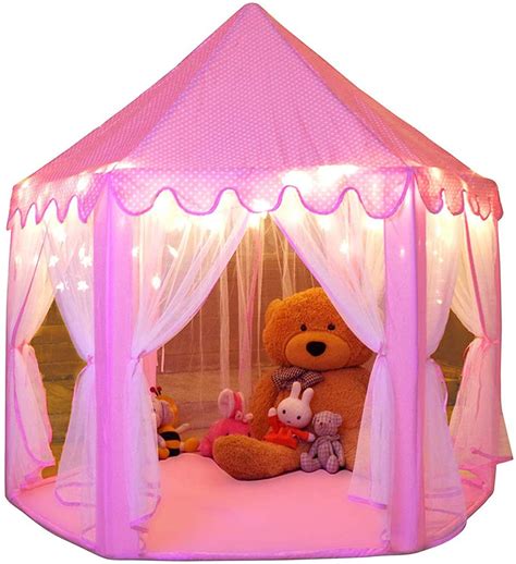 Monobeach Princess Tent Girls Large Playhouse Kids Castle Play Tent