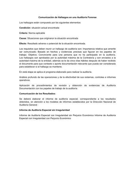 Modelo De Carta De Comunicacion De Hallazgos De Auditoria Veronica
