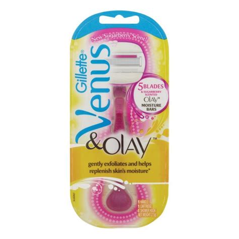 Smooth finish facial hair removal duo/olay (skin guarding balm/hair removal cream) Gillette Venus & Olay in Sugarberry Bliss Shave Gel ...