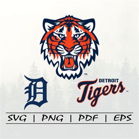 Detroit Tigers Svg Bundle Svg Portal Detroit Tigers Detroit Svg