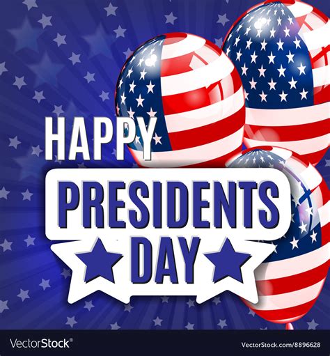 Happy Presidents Day Presidents Day Banner Vector Image