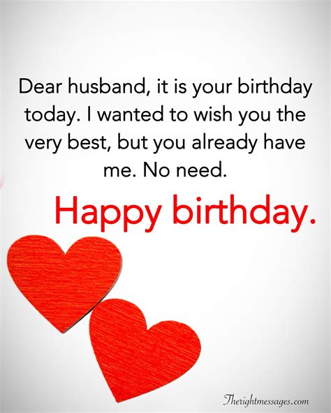 Happy Birthday Husband Messages Birthday Hjw