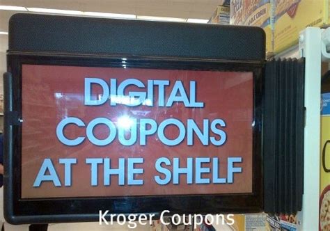 Kroger Digital Coupon Machines :: Another Way To Save