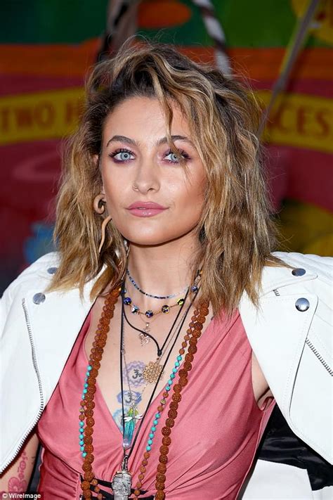 Paris Jackson Shows Off Her Legs In Thigh Skimming Rose Hued Dress At