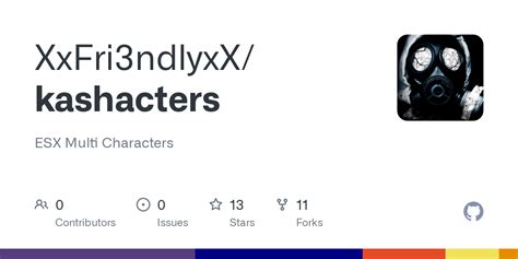 Github Xxfri3ndlyxx Kashacters Esx Multi Characters