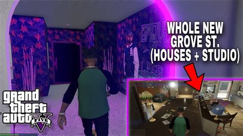 Whole New Grove St In Gta 5 Rp Fivem Ballas House And Recording