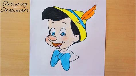 Pinocchio Step By Step Drawing Colorful Drawings Colored Pencils