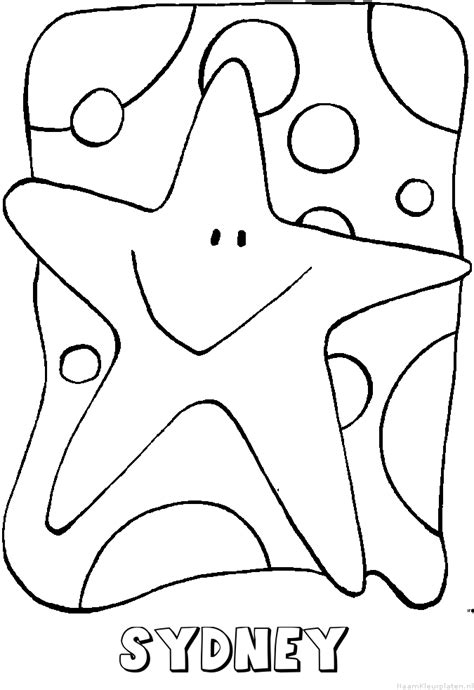 The Name Sydney Coloring Pages Coloring Pages