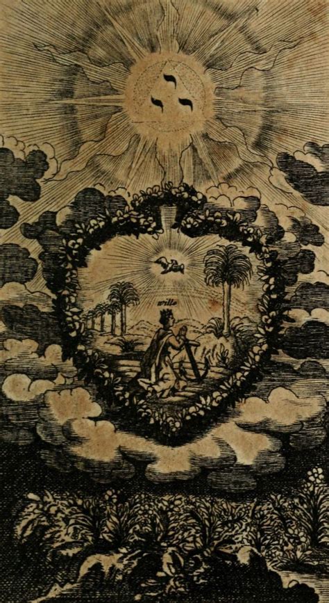 The Mystical Heart Diagrams Of Paul Kaym Vintage Art Prints Esoteric