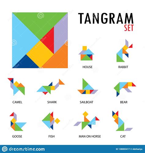Ideias Tangram Animais Atividades De Geometria Projeto De Arte Para