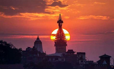 Sunset In Nepal Sunrise Pictures Beautiful Sunrise Landscape