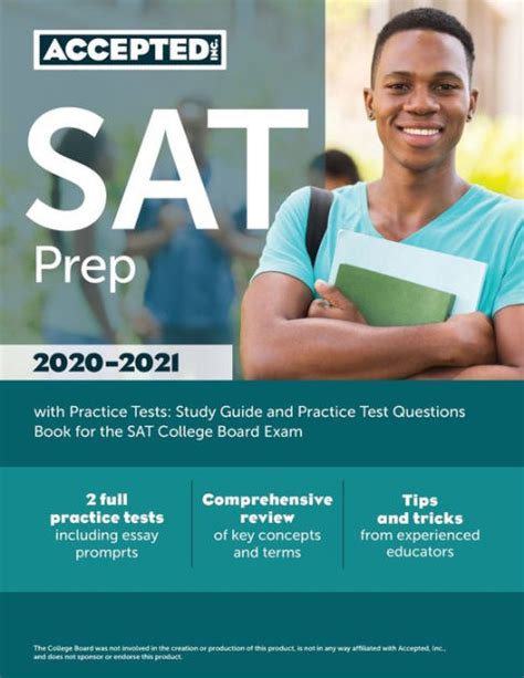 Sat Prep 2020 2021 With Practice Tests Study Guide And Practice Test
